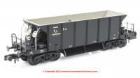 377-003 Graham Farish BR Bogie Hopper Wagon number DB992508NE in BR Departmental Black livery